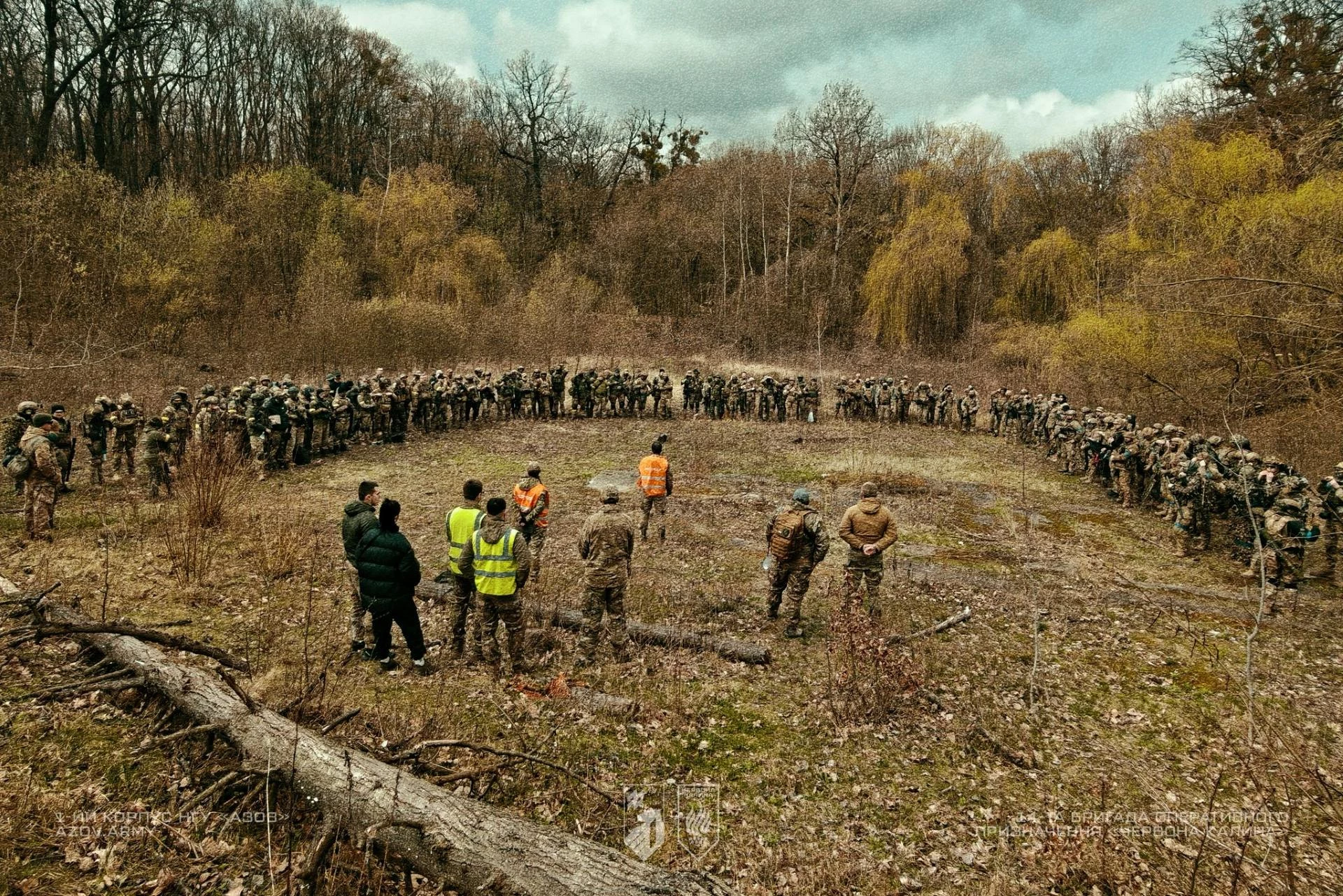 У Вінниці бійці «Червоної Калини» та «Азову» провели масштабний військово-тактичний захід